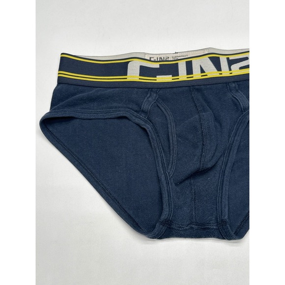 C-IN2 Tackle Mens Briefs Underwear Navy Blue Cotton Blend Size Small - Picture 2 of 5